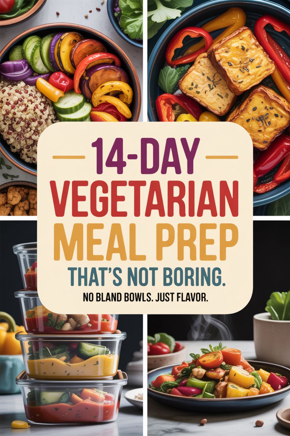 14 Day Vegetarian Meal Prep Thats Not Boring