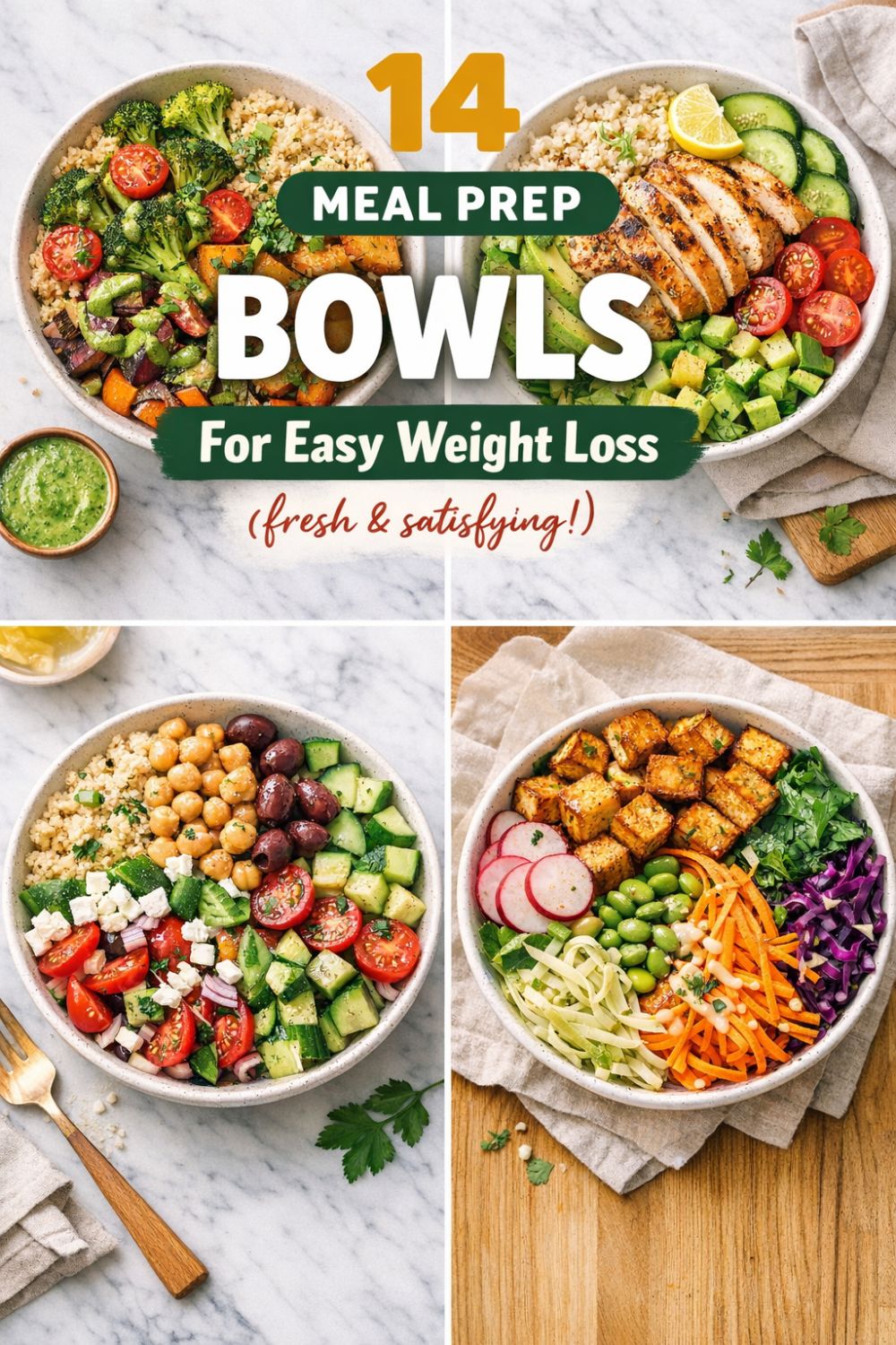 14 Meal Prep Bowls for Easy Weight Loss