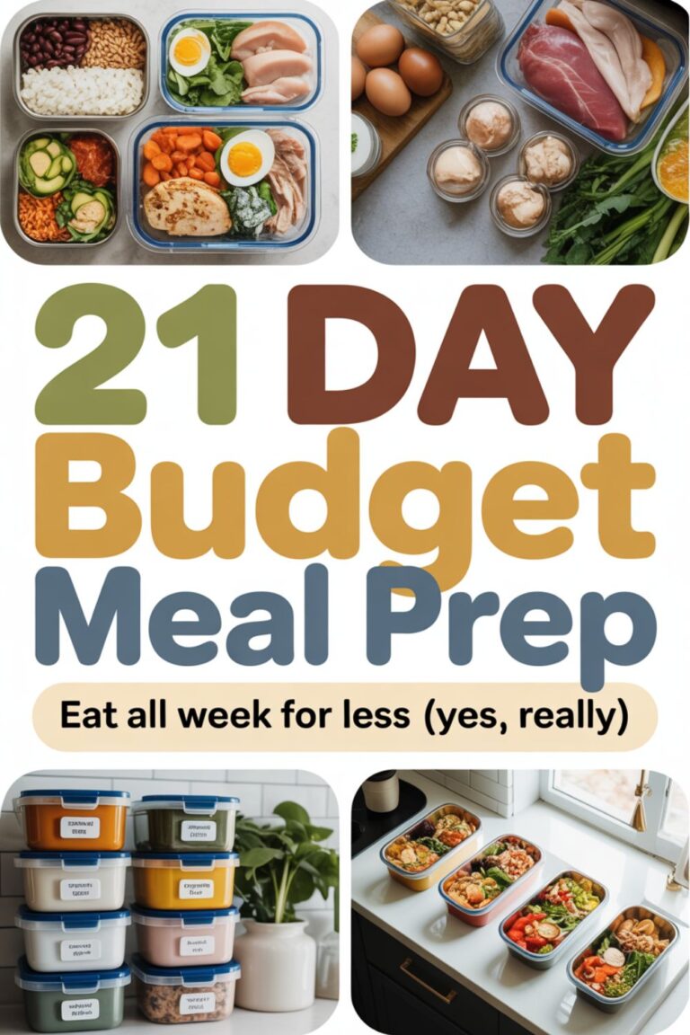21-Day Budget Meal Prep for Tight Schedules 5 21-Day Budget Meal Prep for Tight Schedules