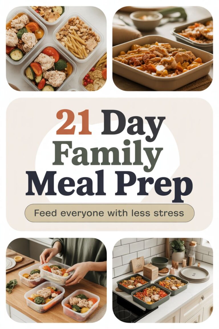 21-Day Family Meal Prep That Saves Time