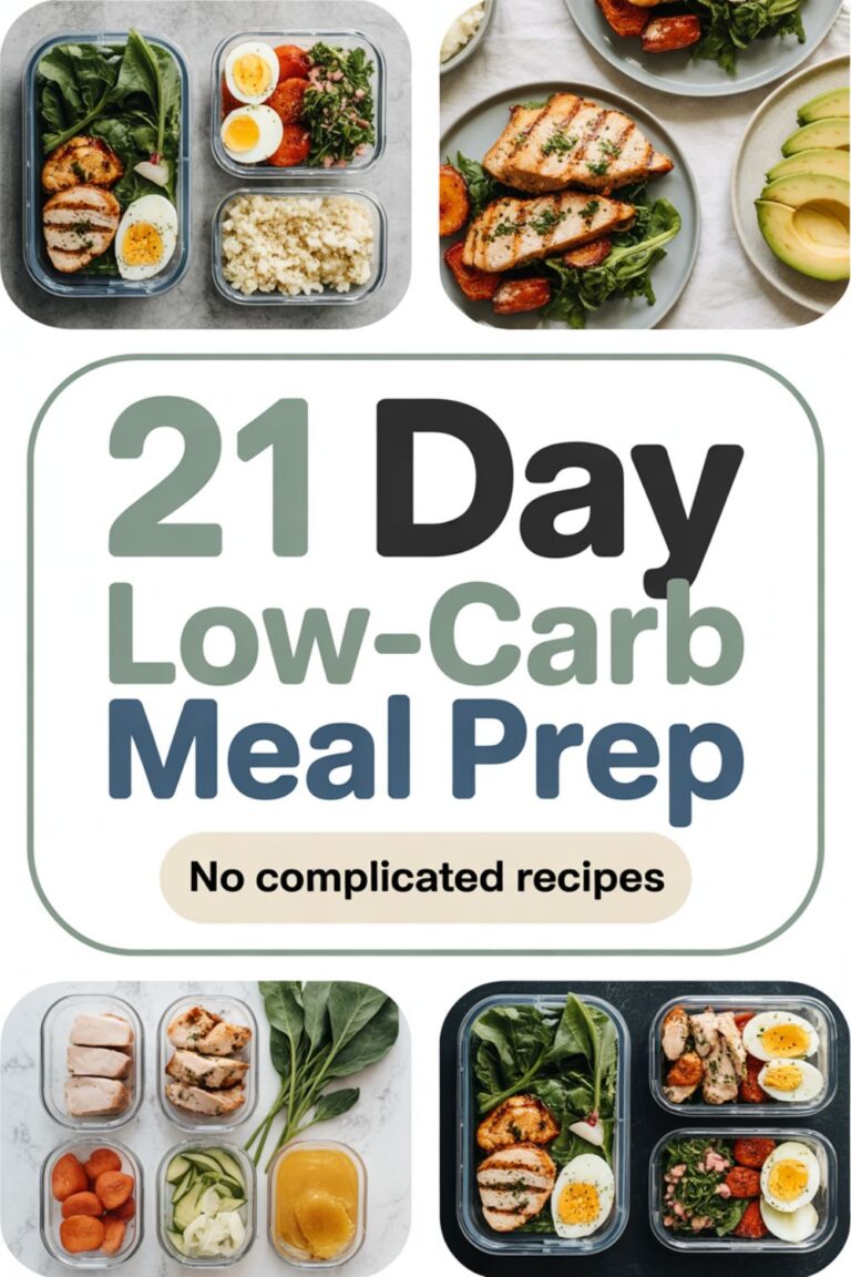 21-Day Low-Carb Meal Prep Without Complicated Recipes 5 21-Day Low-Carb Meal Prep Without Complicated Recipes