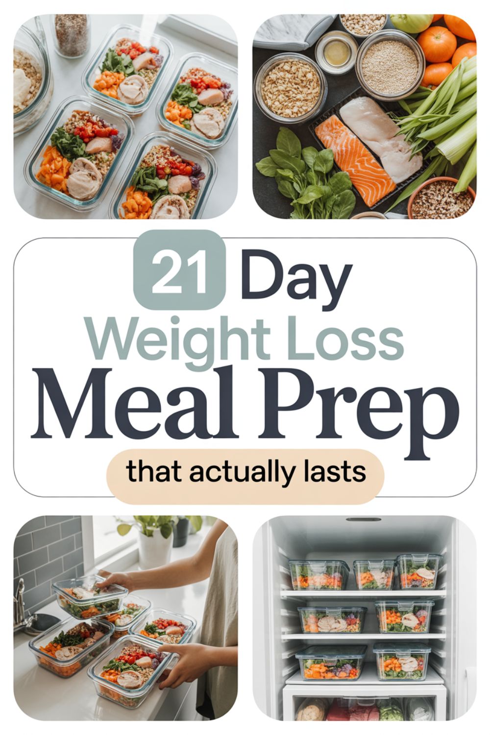 21 Day Weight Loss Meal Prep That Actually Lasts