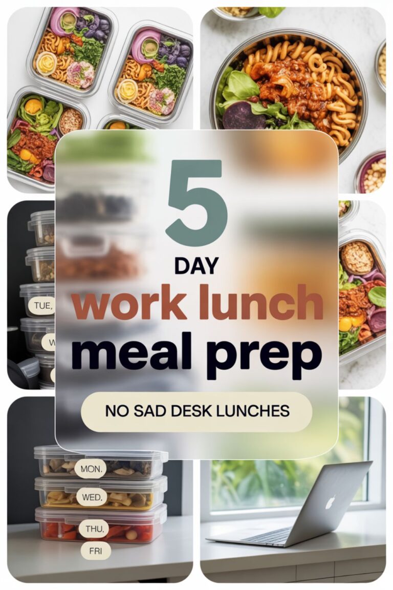 5-Day Work Lunch Meal Prep You’ll Look Forward To