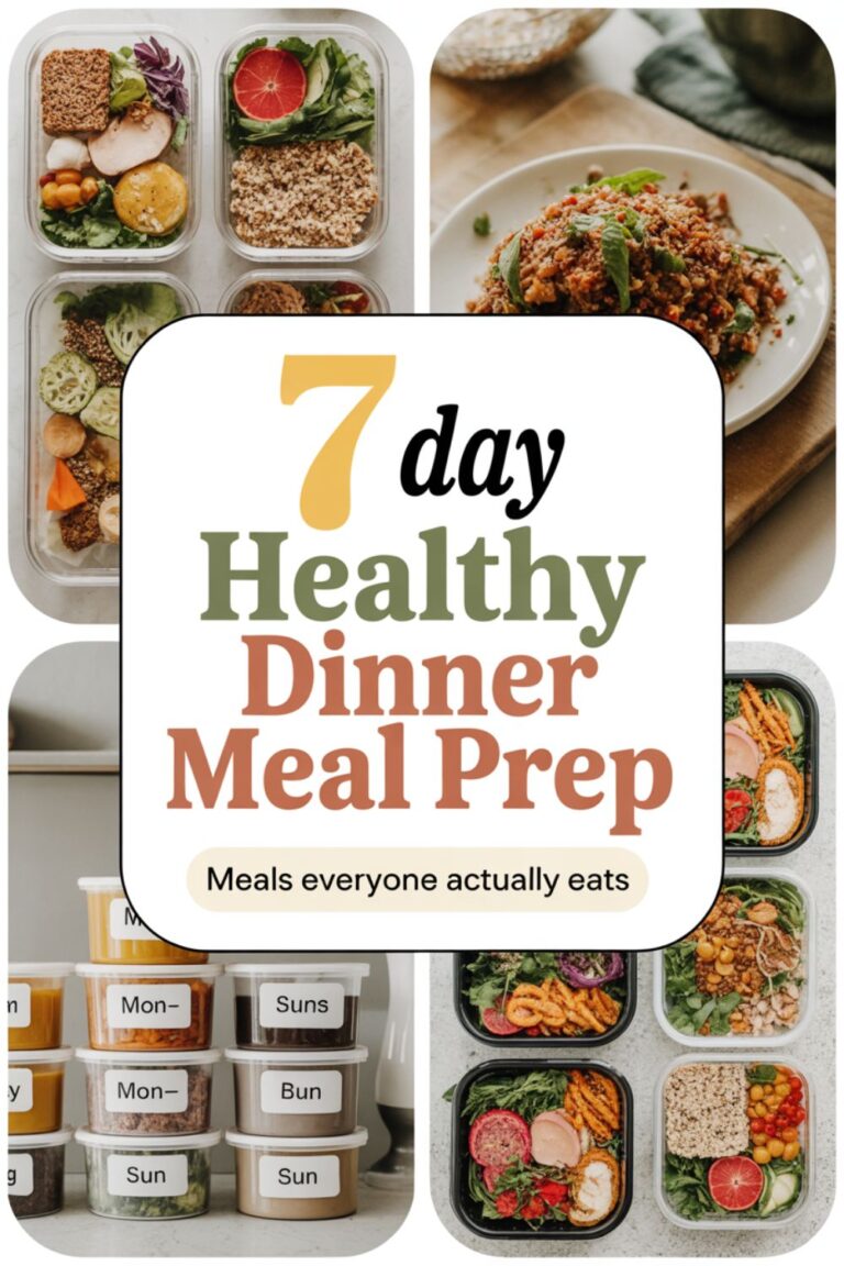 7-Day Healthy Dinner Meal Prep the Whole Family Loves