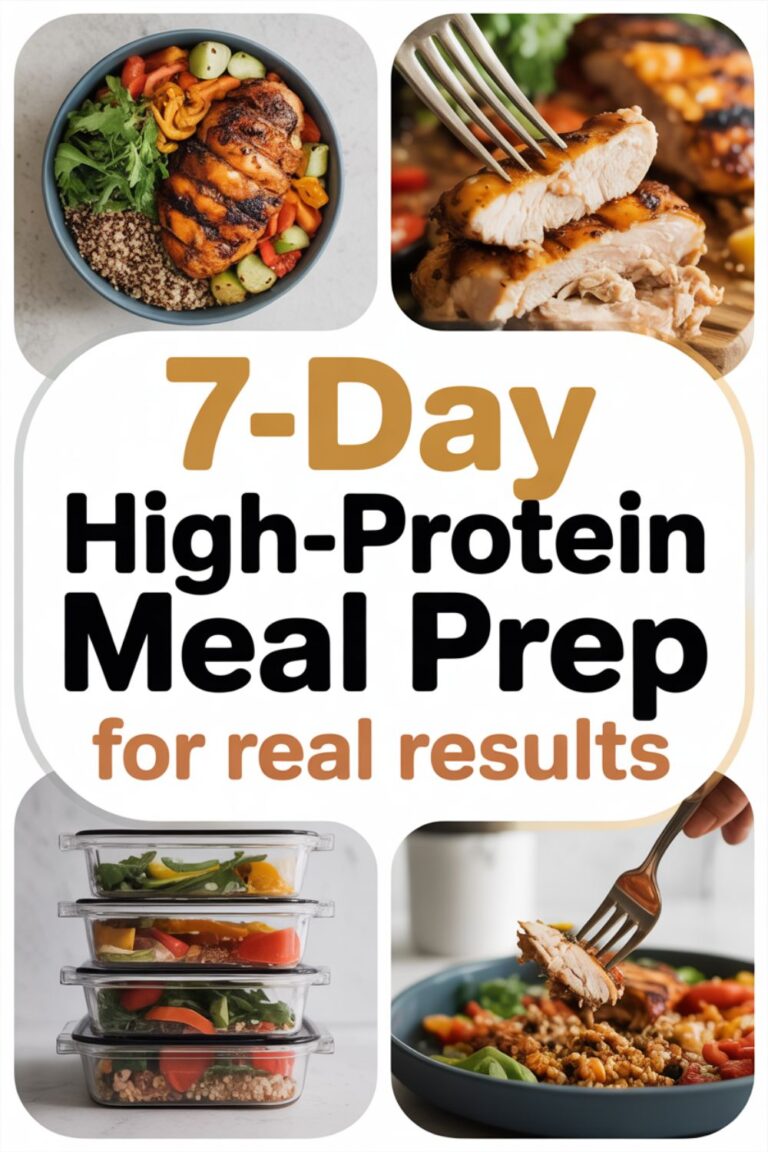 7-Day High-Protein Meal Prep for Real Results