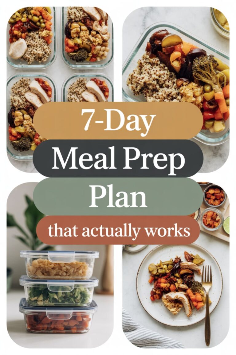 7-Day Meal Prep Plan That Actually Works