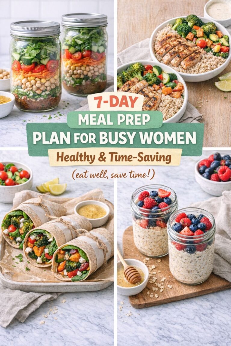 7-Day Meal Prep Plan for Busy Women