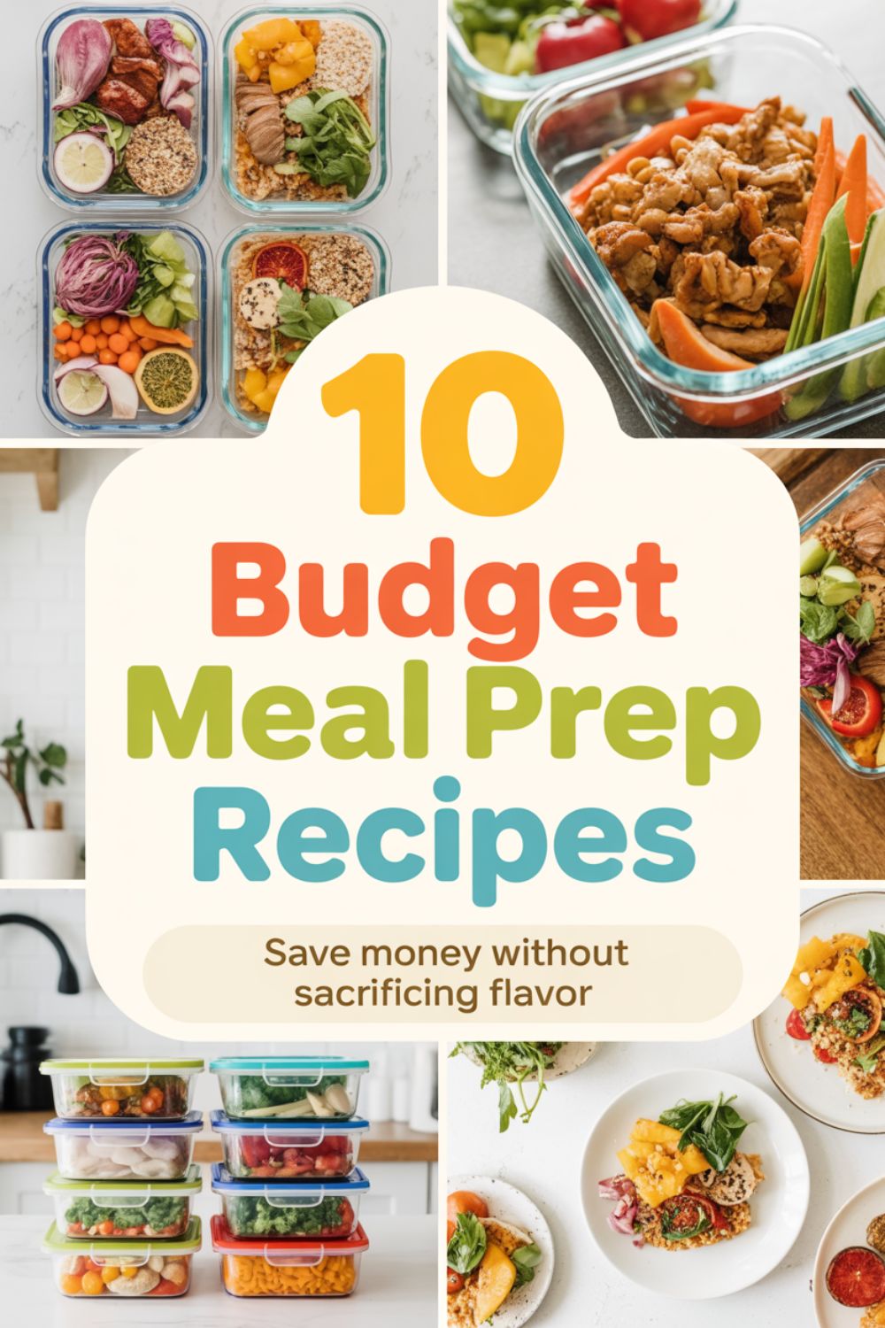 10 Budget Meal Prep Recipes Using Simple Ingredients