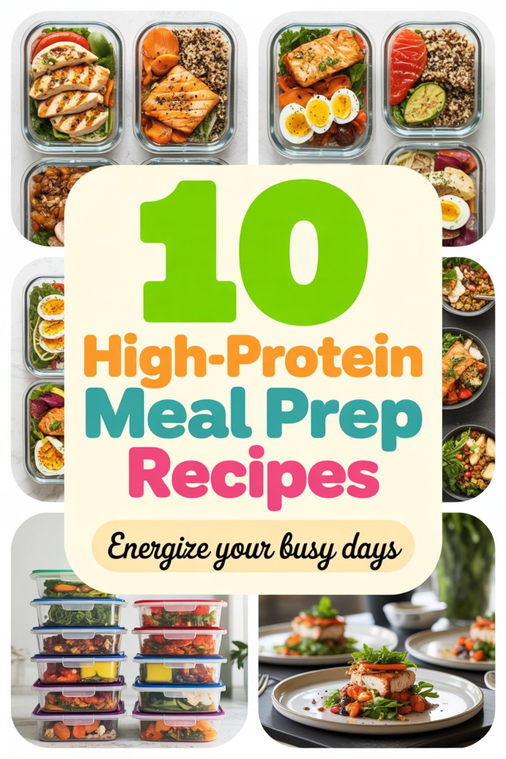 10 High Protein Meal Prep Recipes for Busy Days