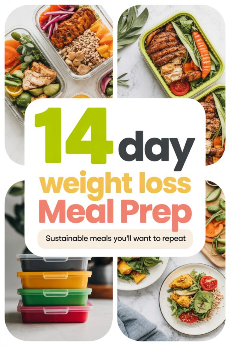 14-Day Weight Loss Meal Prep That Feels Sustainable 1 14-Day Weight Loss Meal Prep That Feels Sustainable