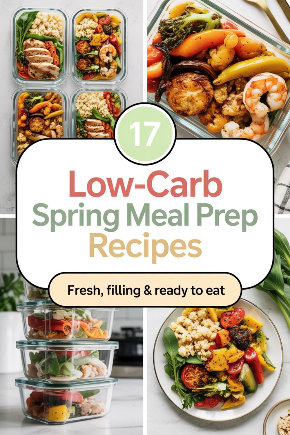 17 Low Carb Spring Meal Prep Recipes