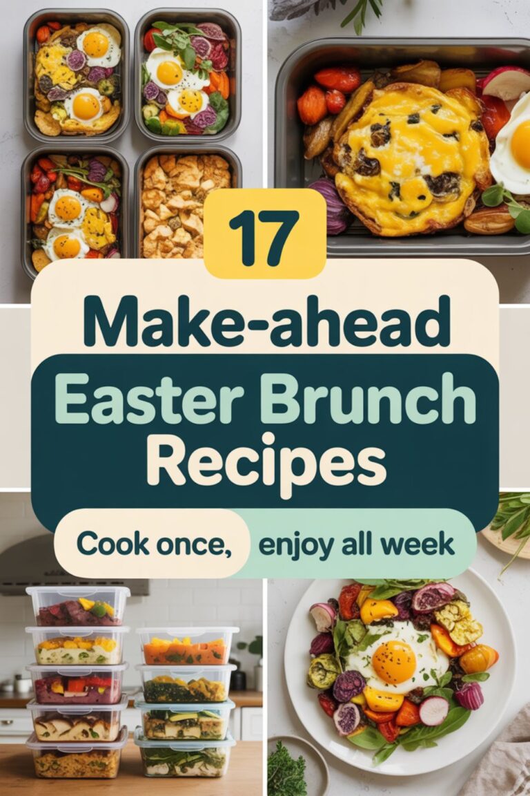 17 Make-Ahead Easter Brunch Recipes That Actually Save Your Sanity