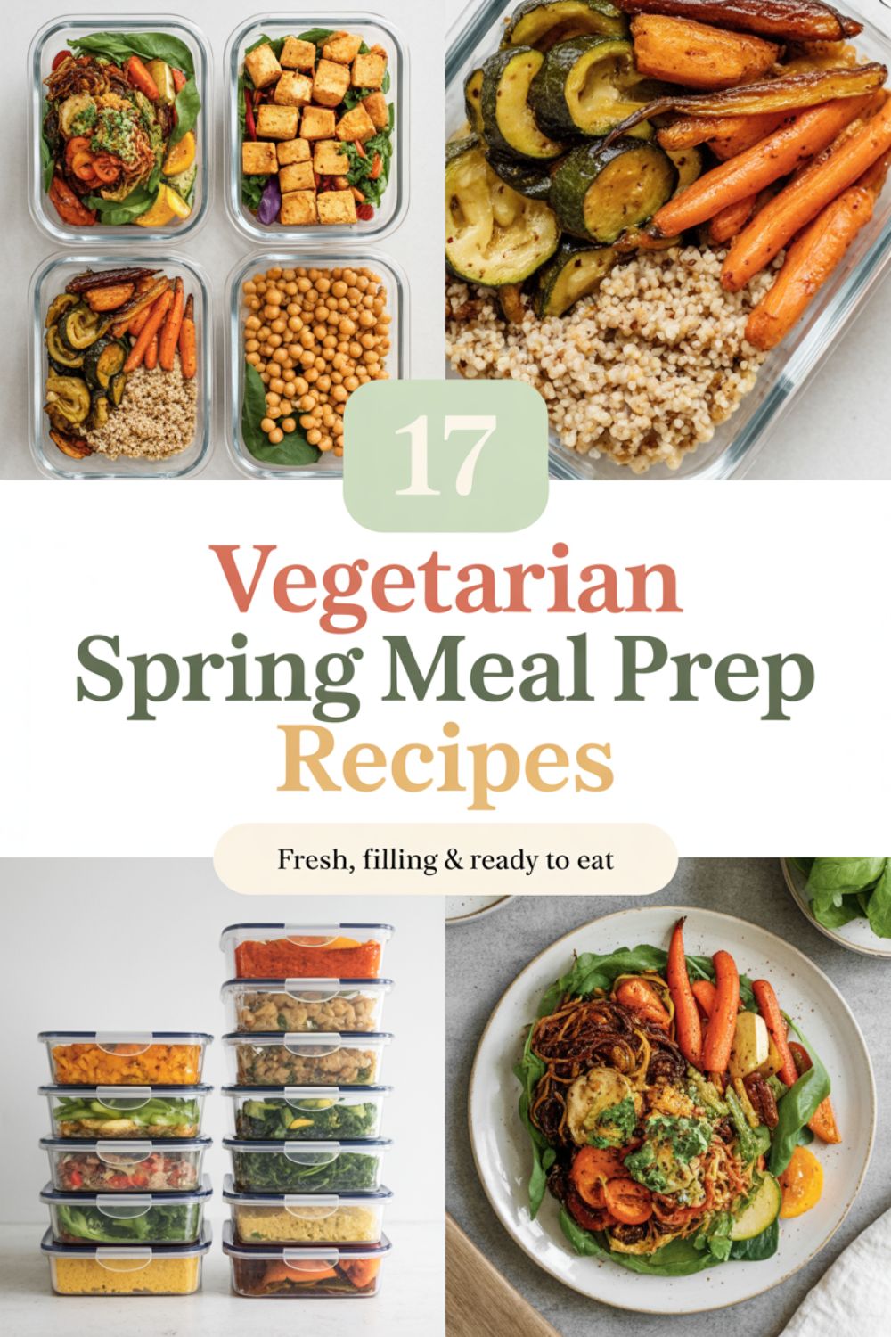 17 Vegetarian Spring Meal Prep Recipes