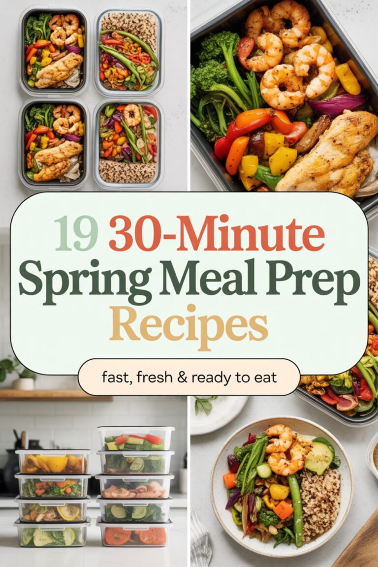 19 30-Minute Spring Meal Prep Recipes
