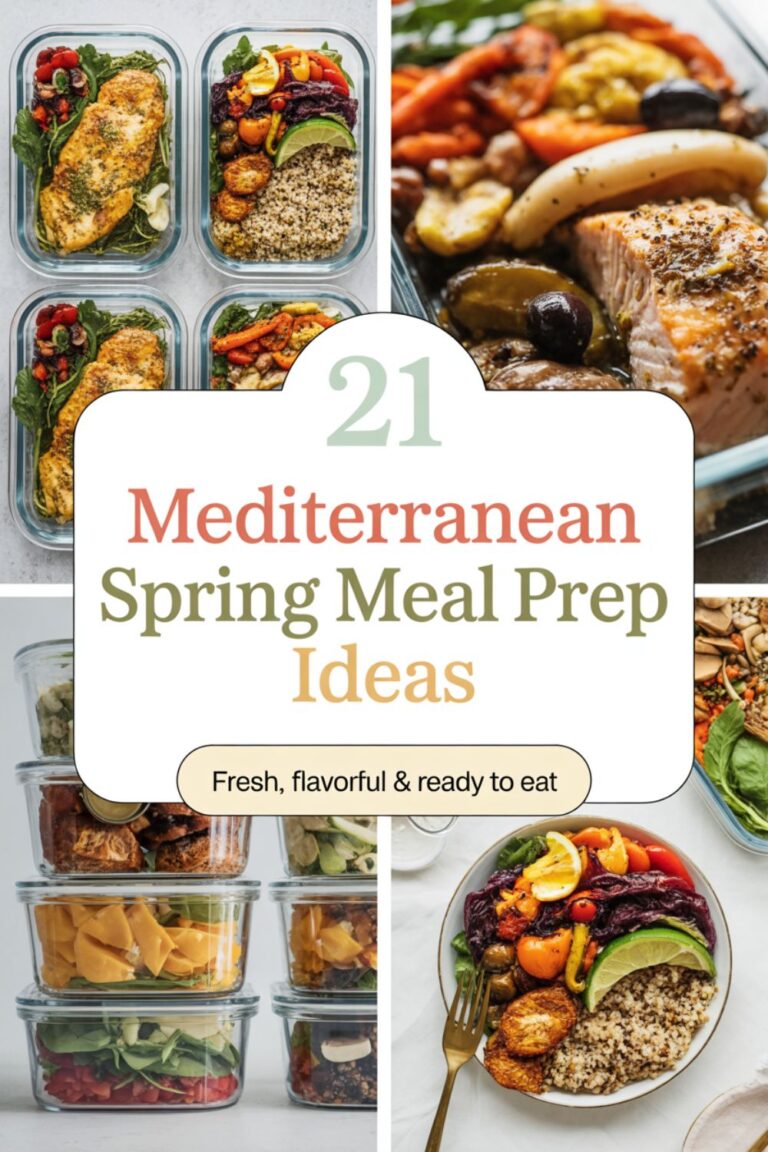 21 Mediterranean Spring Meal Prep Ideas That Actually Work