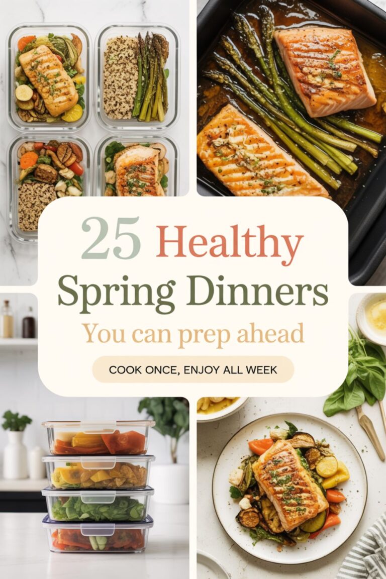 25 Healthy Spring Dinners You Can Prep Ahead