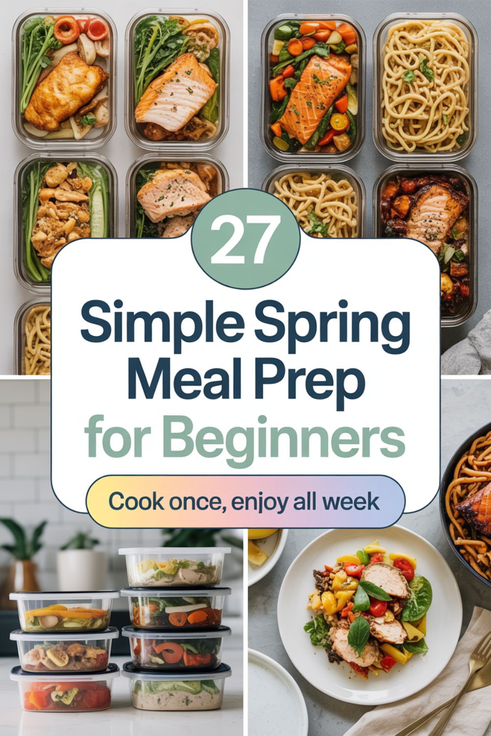 27 Simple Spring Meal Prep for Beginners