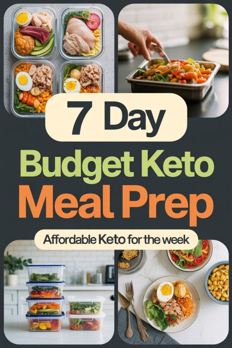 7-Day Budget Keto Meal Prep That’s Affordable