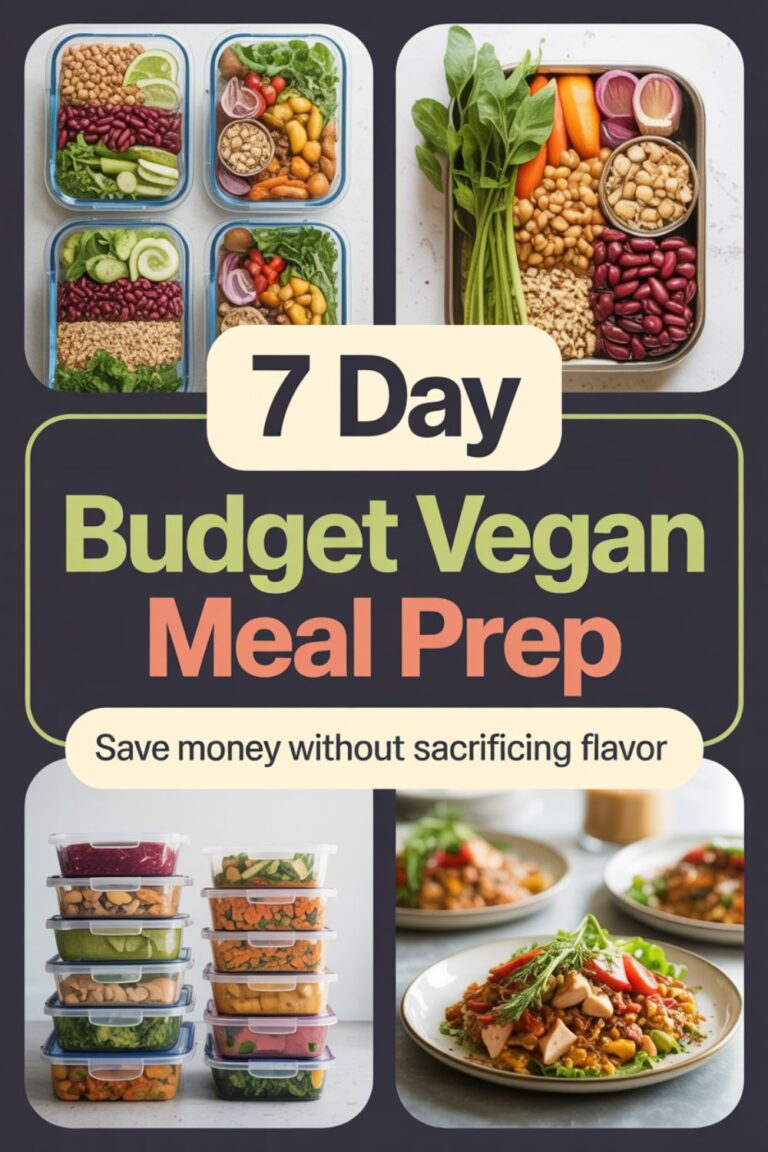 7 Day Budget Vegan Meal Prep Anyone Can Do