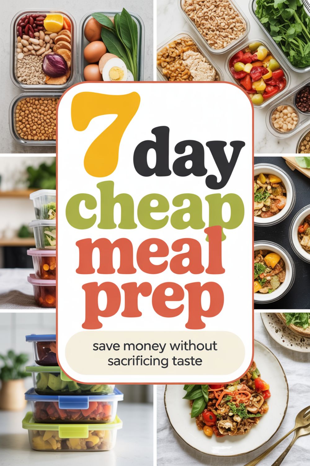 7-Day Cheap Meal Prep That Saves You Money 2
