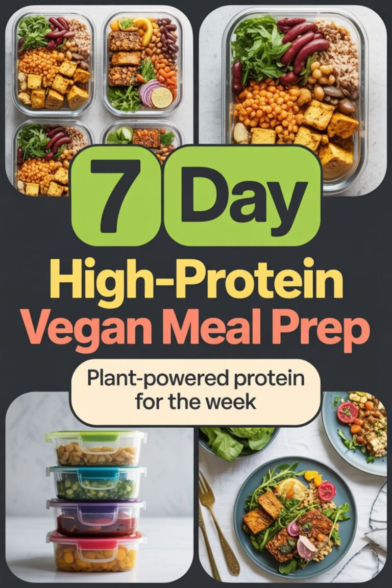 7-Day High-Protein Vegan Meal Prep