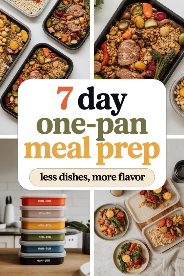 7-Day One-Pan Meal Prep to Save Time