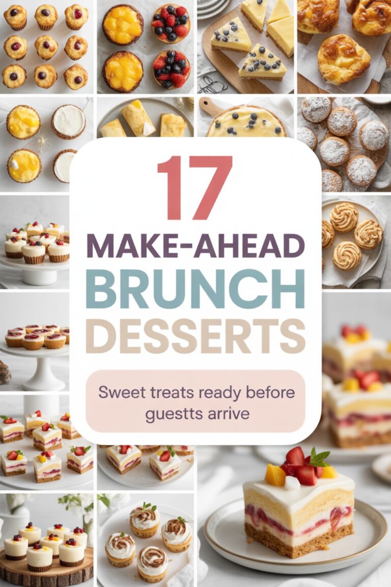 17 Make-Ahead Desserts for Brunch That Let You Actually Enjoy the Morning