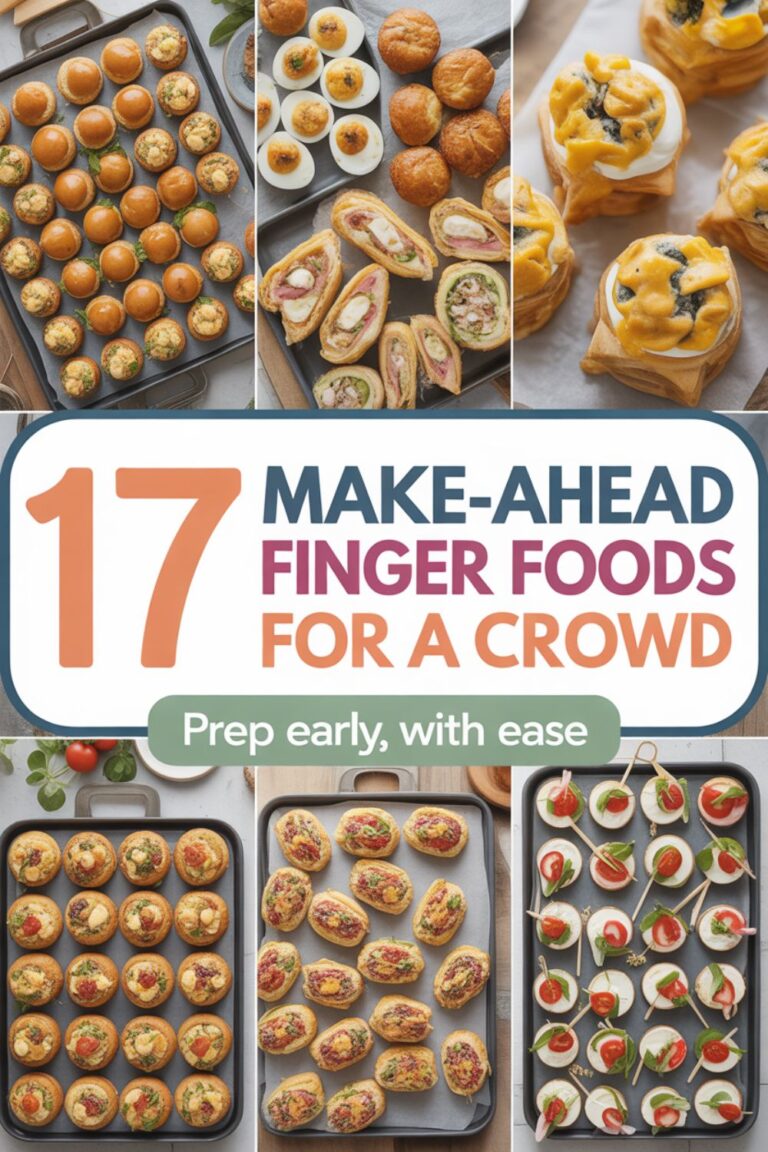 17 Make-Ahead Finger Foods for a Crowd That Actually Hold Up 13 17 Make-Ahead Finger Foods for a Crowd That Actually Hold Up