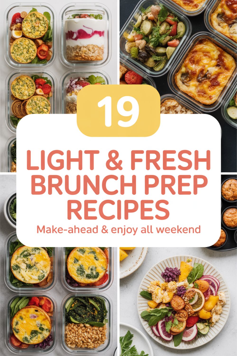 19 Light Fresh Brunch Prep Recipes