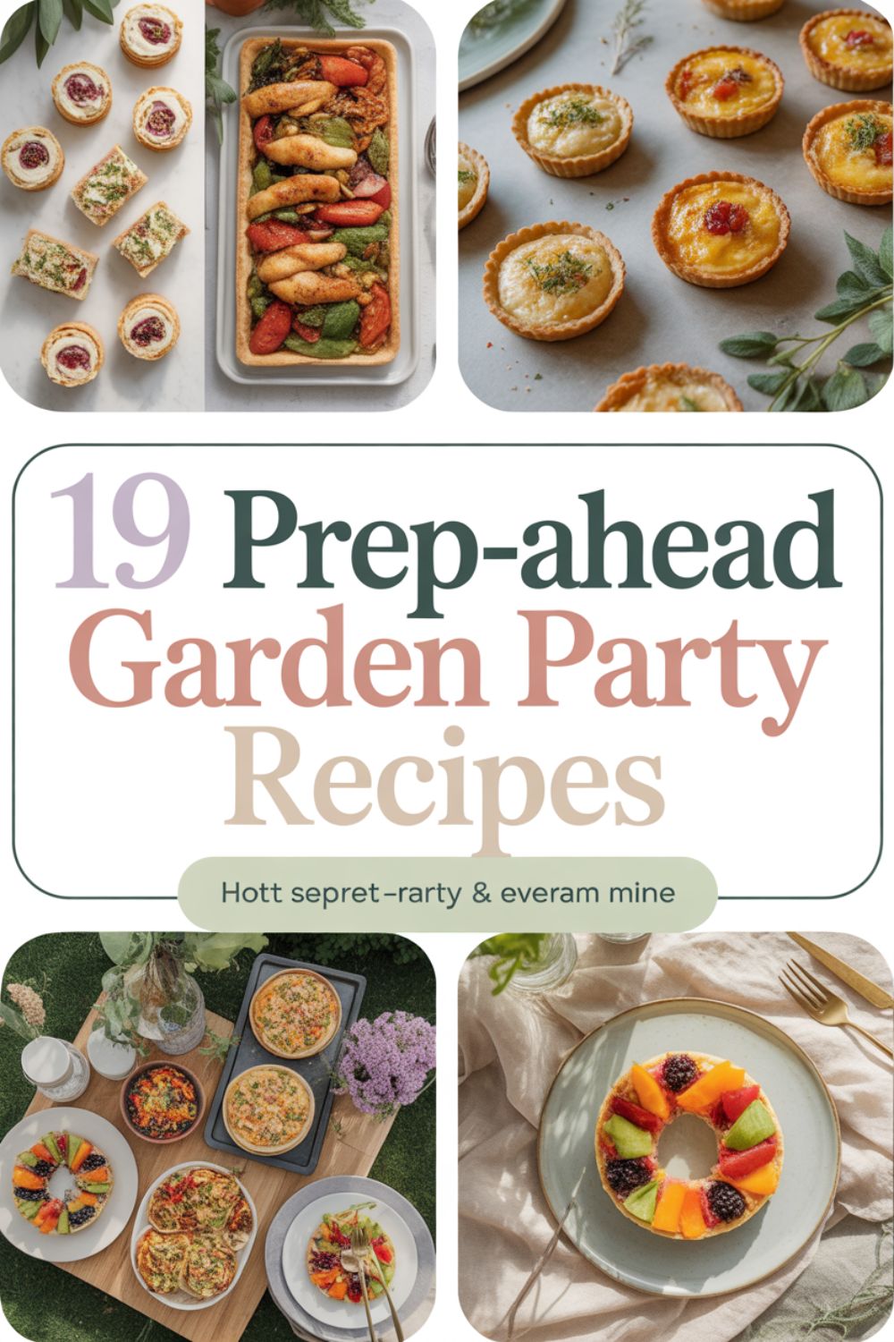 19 Prep-Ahead Garden Party Recipes That Make You Look Like You Have It All Together 2
