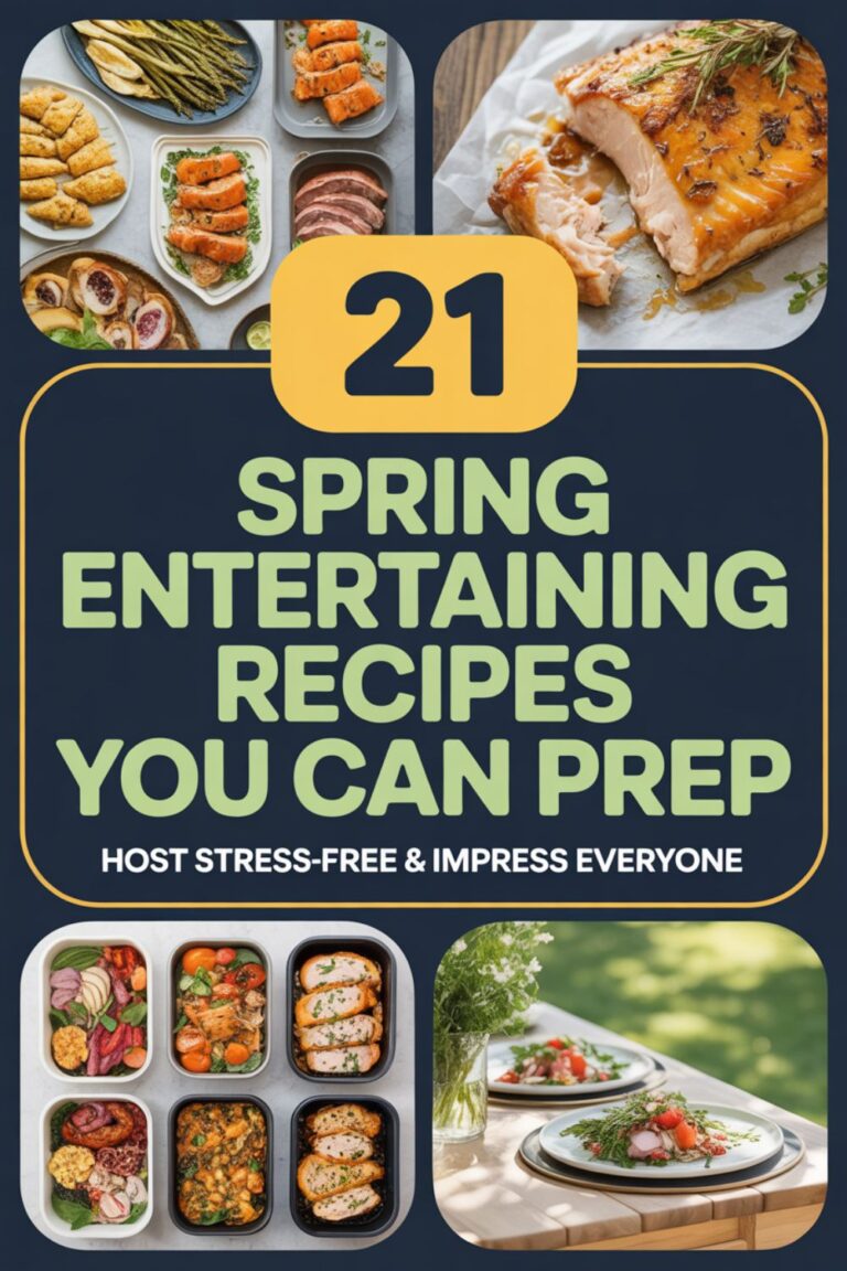 21 Spring Entertaining Recipes You Can Prep