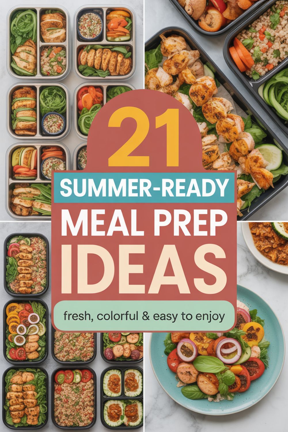 21 Summer Ready Meal Prep Ideas