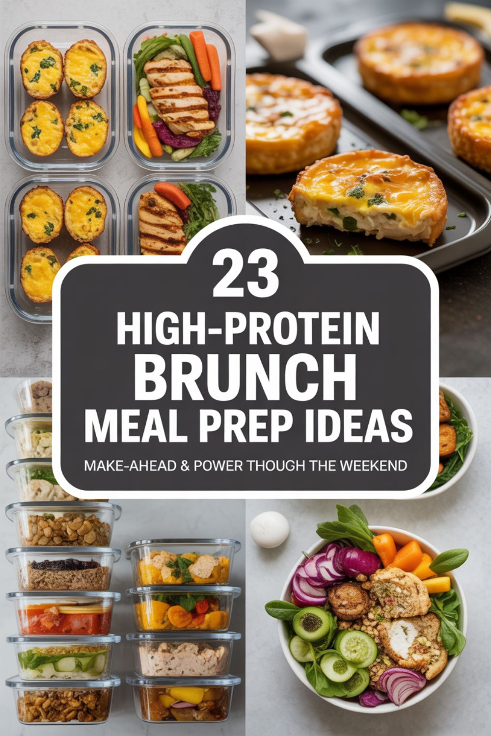 23 High Protein Brunch Meal Prep Ideas