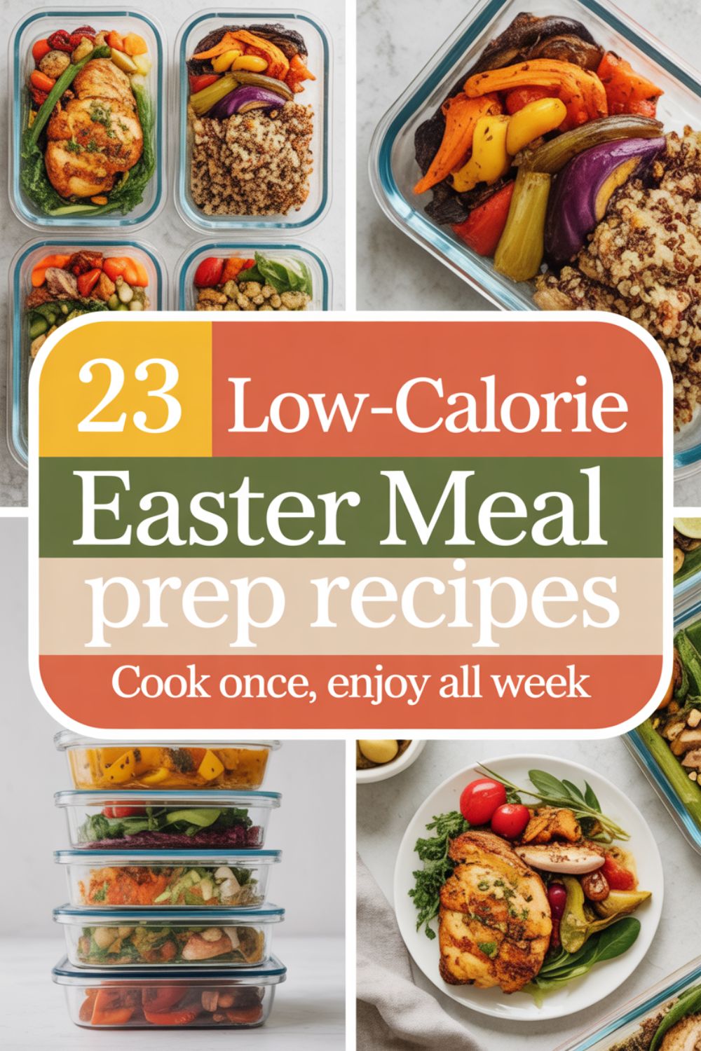 23 Low Calorie Easter Meal Prep Recipes