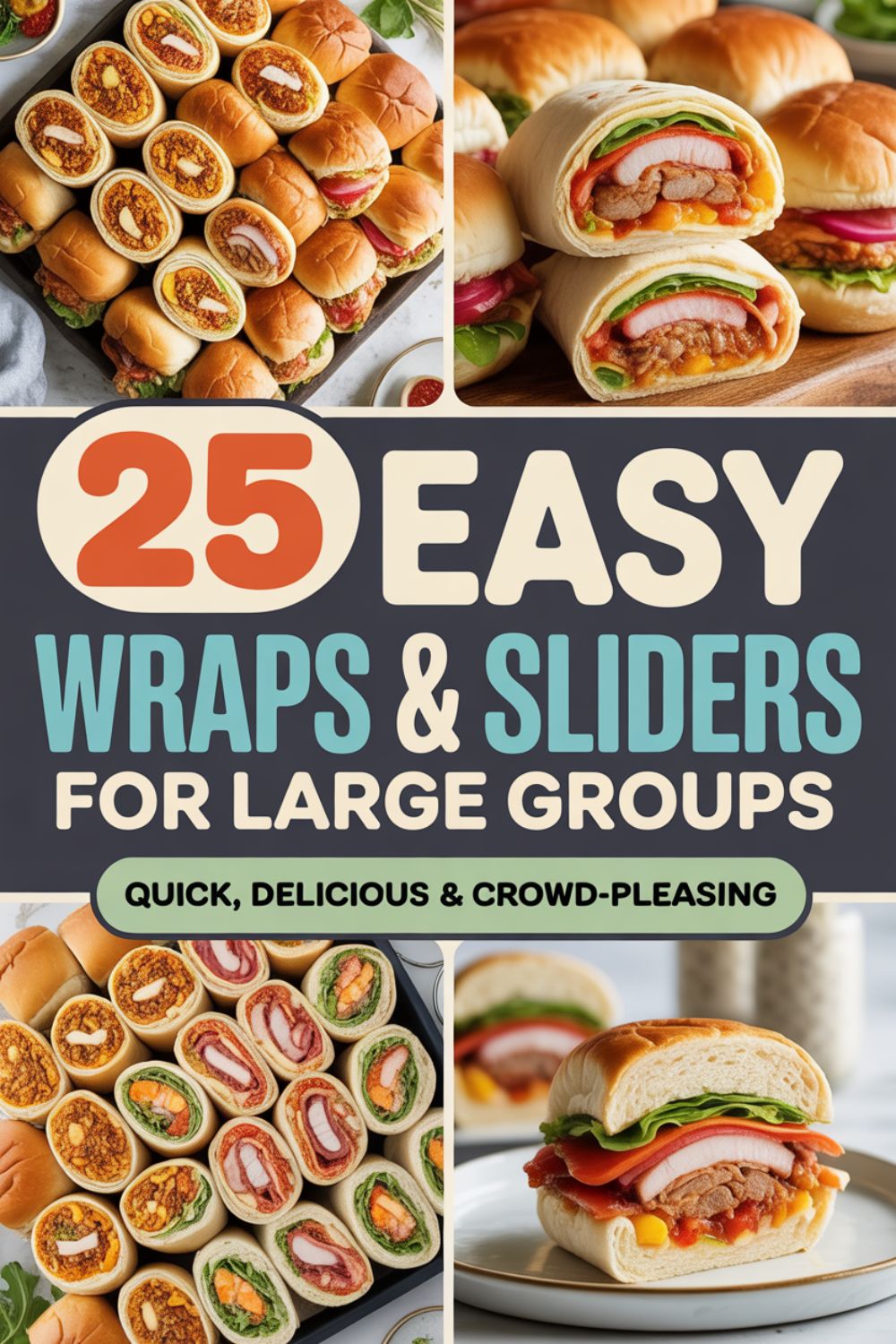 25 Easy Wraps Sliders for Large Groups