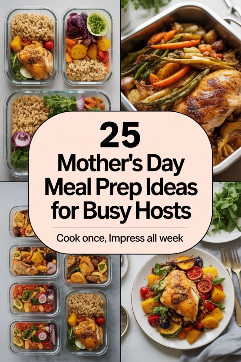 25 Mother’s Day Meal Prep Ideas for Busy Hosts