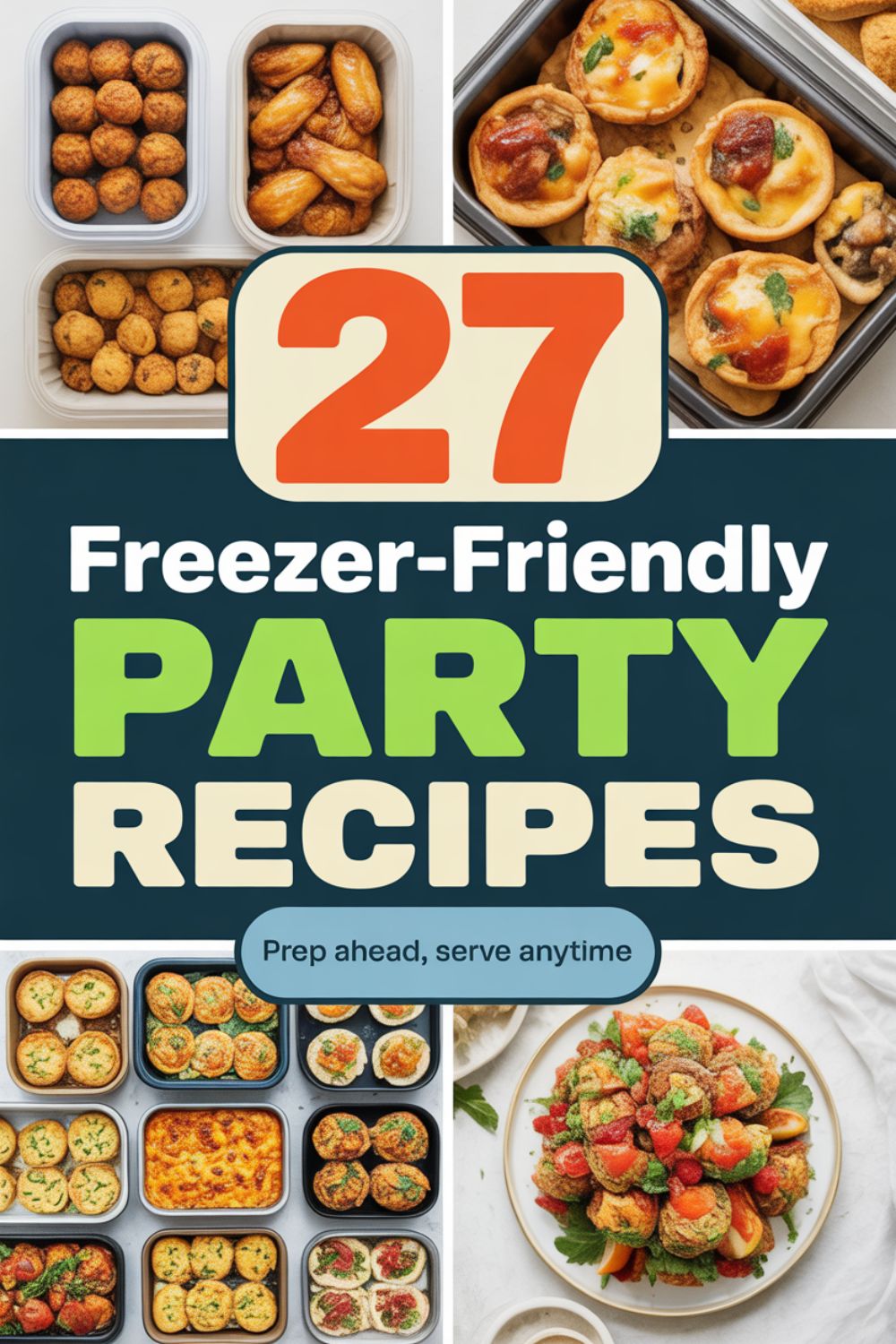 27 Freezer Friendly Party Recipes