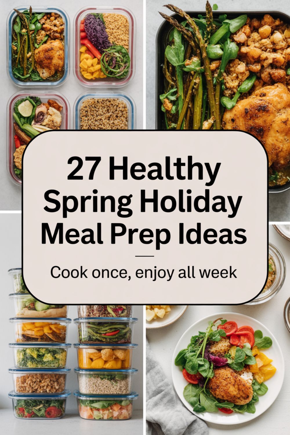 27 Healthy Spring Holiday Meal Prep Ideas