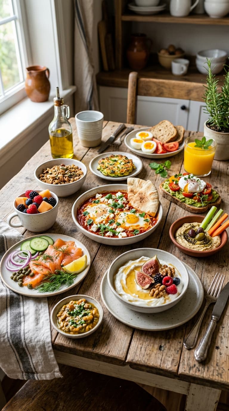 10 Mediterranean Diet Breakfasts That Are Light & Satisfying