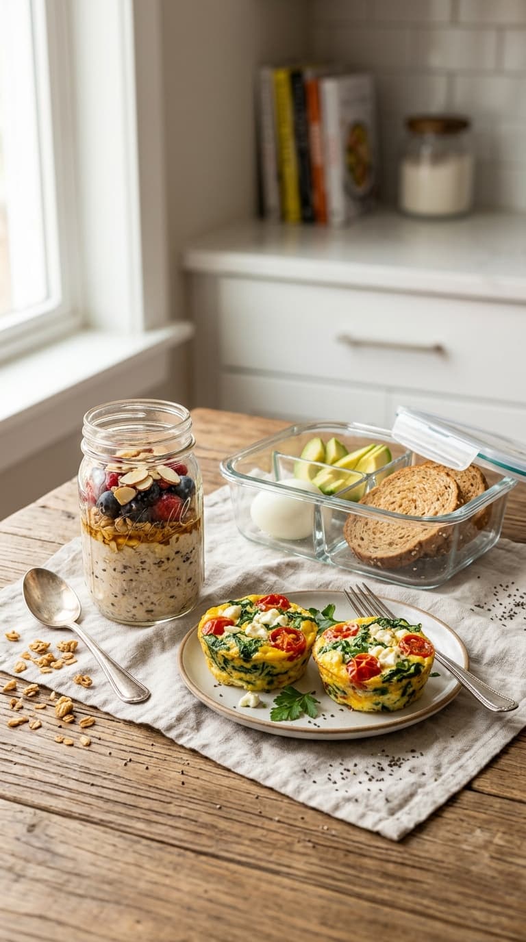 7-Day Healthy Breakfast Meal Prep Plan (Make Ahead & Grab-And-Go)
